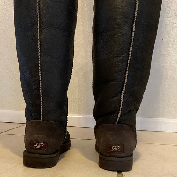 UGG Over the Knee Button Bailey Boots - Picture 6 of 8